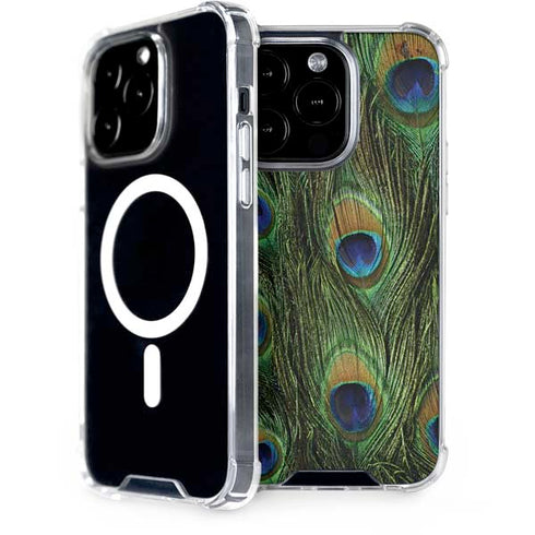 Peacock iPhone 15 Pro MagSafe Case